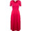 DKNY Midi Καλοκαιρινό Καθημερινό Φόρεμα Φούξια P6AUAB90-HPK