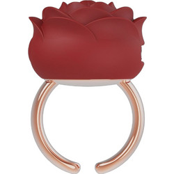 Guilty Toys Κλειτοριδικός Δονητής Rose Mini Vibrator Ring Κόκκινος