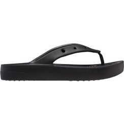 Crocs Γυναικείες Σαγιονάρες Platforms Ανατομικές Αντιολισθητικές Μαύρες 207714-001