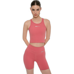 BodyTalk Γυναικείο Αθλητικό Crop Top Κοραλί 1261-908520-00377