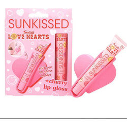 Sunkissed Swizzels Love Hearts Cherry Lip Gloss 15ml