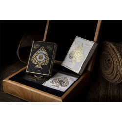theory11 Artisan Luxury Box Σετ Τράπουλες 2τμχ Μαύρη Λευκή