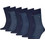 Tommy Hilfiger Ανδρικές Κάλτσες Ψηλές με Σχέδια Navy Μπλε 6Pack 701235373-001