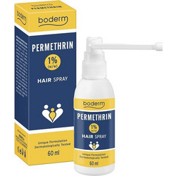 Boderm Permethrin 1% Spray για Ψείρες 60ml
