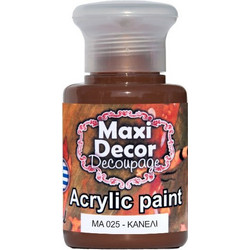 Maxi Decor 025 Cinnamon Ακρυλικό Χρώμα Ζωγραφικής 60ml