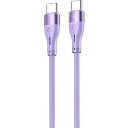 Tellur TLL155531 USB-C to USB-C 60W 1m Purple