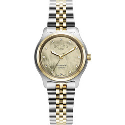 Roamer Cassandra Γυναικείο Ρολόι με Ασημί Χρυσό Μεταλλικό Μπρασελέ 626847473920