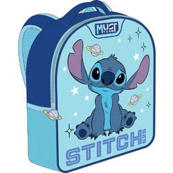 Must 3D Stitch Σχολική Τσάντα Πλάτης Νηπιαγωγείου Γαλάζια 565944