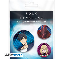 AbyStyle Solo Leveling Igris, Jinwoo & Cha Hae Pins