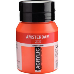 Royal Talens Amsterdam 398 Naphthol Red Light Ακρυλικό Χρώμα Ζωγραφικής 500ml