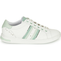 Geox Jaysen Γυναικεία Sneakers Λευκά Πράσινα D151BA08541C0478