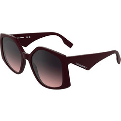 Karl Lagerfeld KL6208S-601 Γυναικεία Γυαλιά Ηλίου Oversized Κοκάλινα Καφέ με Καφέ Φακό