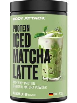 Body Attack Iced Matcha Πρωτεΐνη Ορού Γάλακτος 500gr