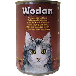 Wodan Adult Meat Chunks with Liver 24x400gr