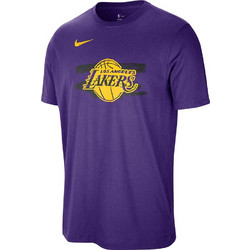 Nike Los Angeles Lakers Courtside NBA Ανδρικό Αθλητικό T-Shirt Μωβ HV6752-504