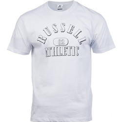 Russell Athletic Ανδρικό Αθλητικό T-Shirt Λευκό A26-007-1-001