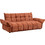 HomeMarkt Melu Καναπές Κρεβάτι Κοραλί 250x90x85cm HM3314.04