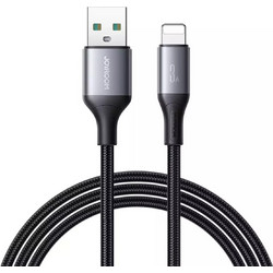Joyroom S-A28 Flash Series Braided USB-A to Lightning Cable 30W 1m Black