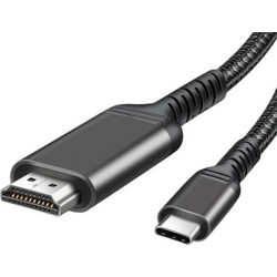 Naxius Καλώδιο HDMI Male to USB-C Male 2m Black