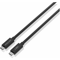 Logik USB-C to USB-C 0.7m Black 5017416848671