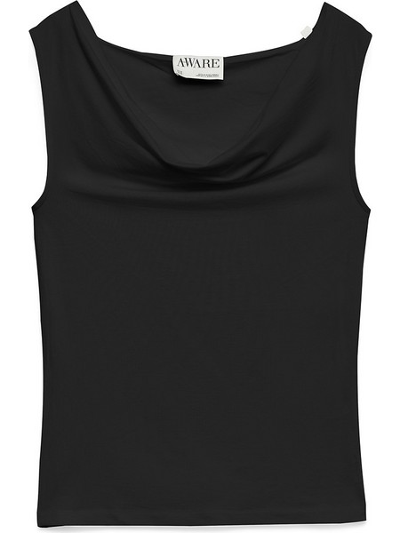 Vero Moda Γυναικείο Καλοκαιρινό Crop Top Μαύρο 10344258
