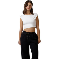 Helmi Γυναικείο Καλοκαιρινό Crop Top Λευκό 56-03-033