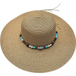 SUMMERtiempo Γυναικείο Καπέλο Fedora Ψάθινο Καφέ 623163