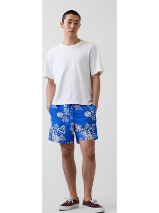 Gap 6" Ανδρικό Μαγιό Σορτς με Σχέδια Royal Blue 898831000