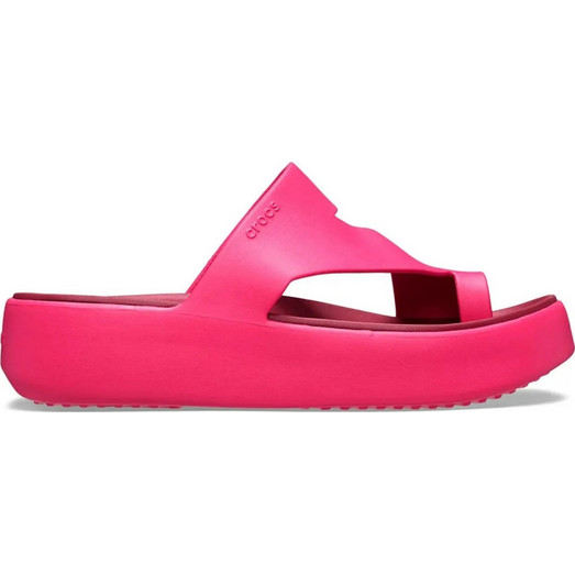 Crocs Toe Loop Γυναικείες Σαγιονάρες Flatforms Ανατομικές ...