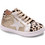 Gorgino Βαπτιστικά Sneakers για Κορίτσι Δερμάτινα Ανατομικά Χρυσά 2351-1