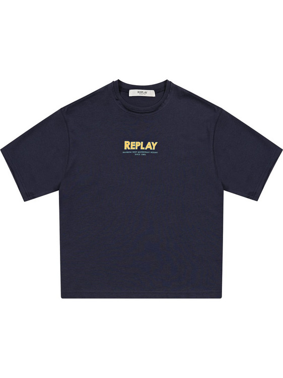 Replay Παιδικό T-Shirt Κοντομάνικο Navy Μπλε SB7362-051-2660-271