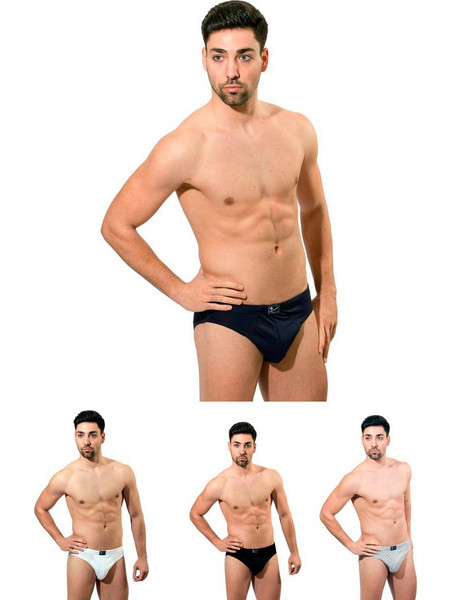 Lido Ανδρικά Σλιπ Βαμβακερά 4Pack PRO-111