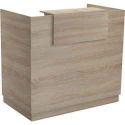 HomeMarkt Barry Γραφείο Reception Ξύλινο 120x70x110cm HM2152.01