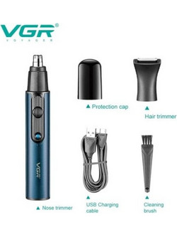 VGR V-626 Trimmer Μηχανή Ανδρική Επαναφορτιζόμενη Προσώπου Μύτης & Αυτιών KY28261