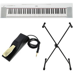 Yamaha Piaggero NP-35 White Set Αρμόνιο με 76 Πλήκτρα Τυπικής Αφής