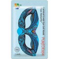 Purederm Carnival Look Pure Butterfly Sheet Μάσκα Ματιών για Μαύρους Κύκλους Ενυδάτωση & Λάμψη 1τμχ
