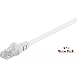 Microconnect U/UTP Cat.5e Καλώδιο Δικτύου Ethernet 5m White 10τμχ V-UTP505WVP