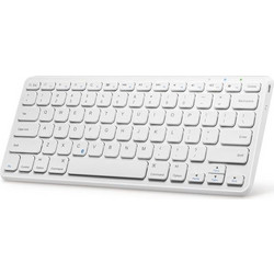Anker UltraSlim White Ασύρματο Πληκτρολόγιο
