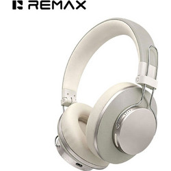 Remax RB-590 Ασύρματα Bluetooth Ακουστικά Over Ear Λευκά Γκρι