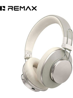 Remax RB-590 Ασύρματα Bluetooth Ακουστικά Over Ear Λευκά Γκρι