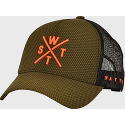Watts Ανδρικό Καπέλο Jockey με Δίχτυ Snapback Υφασμάτινο Χακί 8-1RTRIBE-W1312
