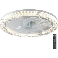 Rixme RZ-57468 Ανεμιστήρας Οροφής 60W με Φως & Τηλεχειριστήριο Λευκός