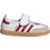 Adidas Samba Jane Παιδικές Μπαλαρίνες Πάνινες Ανατομικές με Σκρατς Λευκές Μπορντό KJ2659