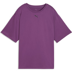 Puma Tad Essential Relaxad Tee Γυναικείο Αθλητικό T-Shirt Μωβ 527139-69