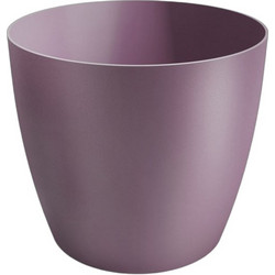 Don-Plast Aga Mat Γλάστρα Στρογγυλή Πλαστική Μωβ 20x18cm DA20-51