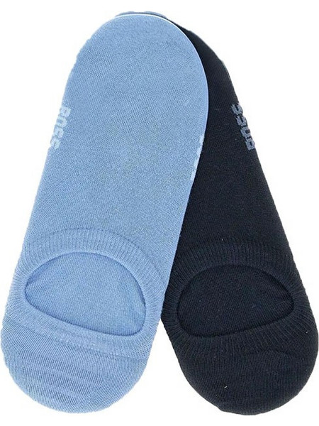 Hugo Boss Ανδρικές Κάλτσες Σοσόνια Γαλάζιες Navy Μπλε 2Pack 50522704-455