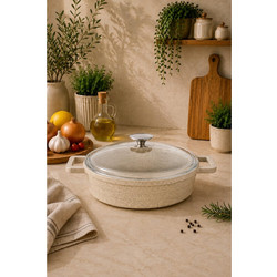 Stewe Home Μαντεμένια Κατσαρόλα Χύτρα Γρανίτη 26cm 3.3lt