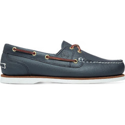 Timberland Classic Boat 2-Eye Ανδρικά Μοκασίνια Boat Shoes Δερμάτινα Navy Μπλε TB07233248410