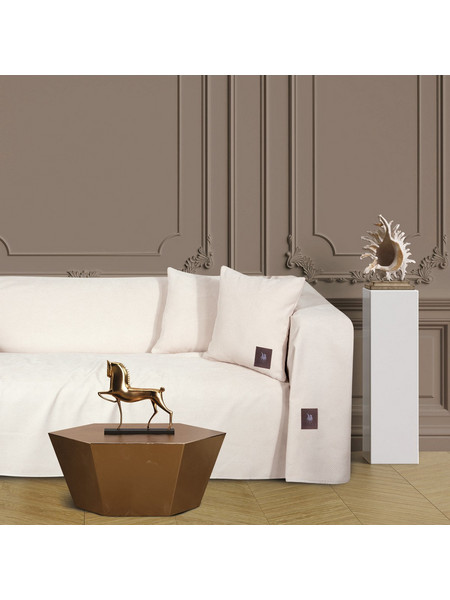 Greenwich Polo Club Ριχτάρι Διθέσιου Καναπέ 180x250 Premium 3922 Ιβουάρ