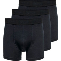 Only & Sons Ανδρικά Μποξεράκια Σετ 3Pack Μαύρα 22027247